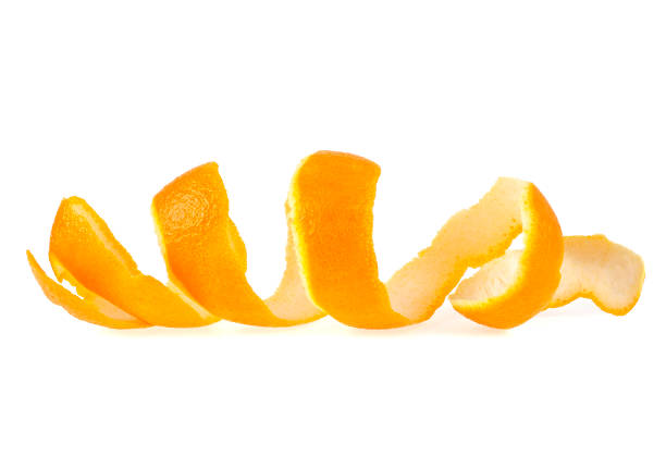 istock Skin of orange isolated on a white background 903892258