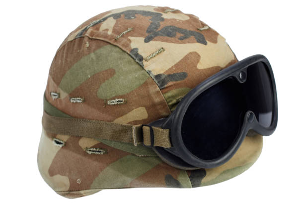 istock us army kevlar helmet with goggles isolated on white 903892278