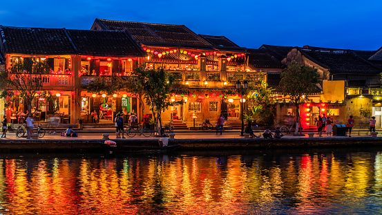 Hoi An is situated on the east coast of Vietnam. Its old town is a UNESCO World Heritage Site because of its historical buildings.