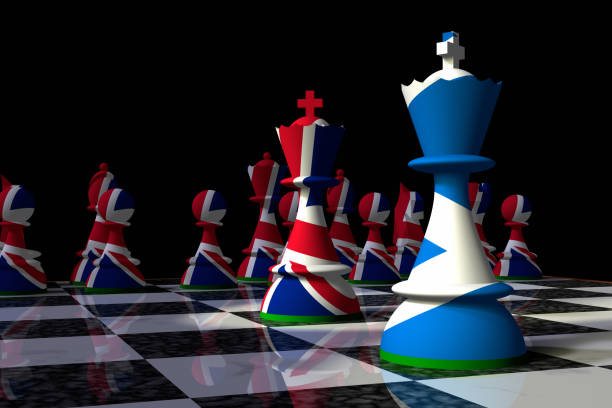 istock Scotland and UK Chess Standoff 903897428