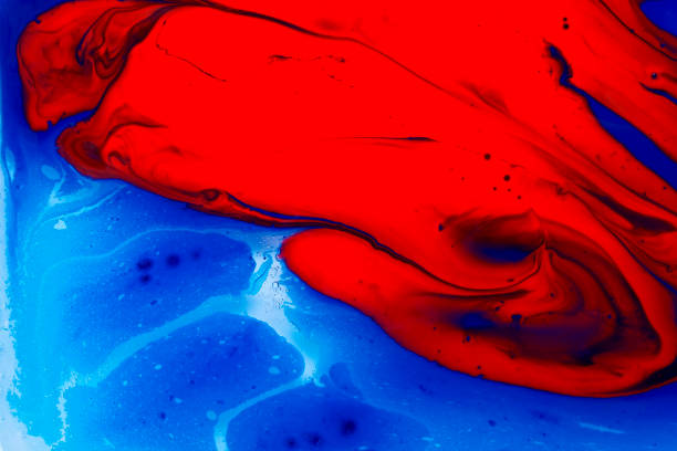 istock Abstract background of mixed oil paint 903897570