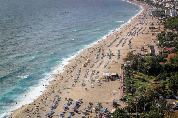 istock Sandy Beach in Alanya Town, Antalya, Turkey 903899870