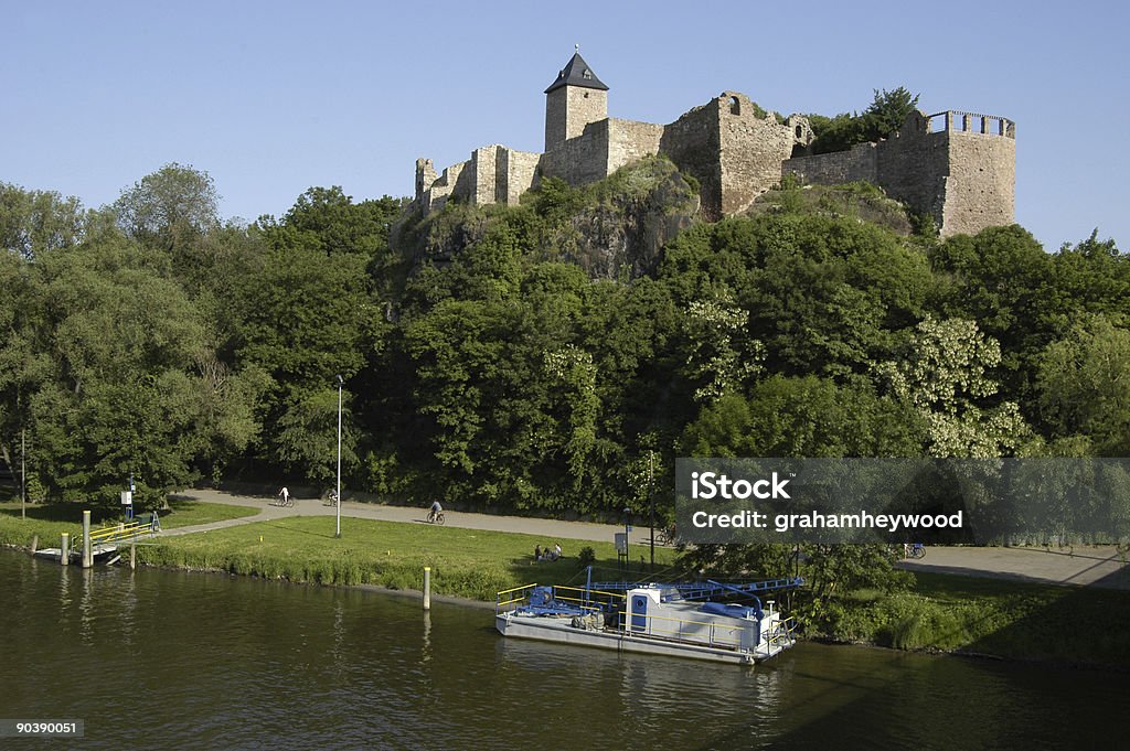 Burg Giebichenstein - Foto de stock de Castelo royalty-free