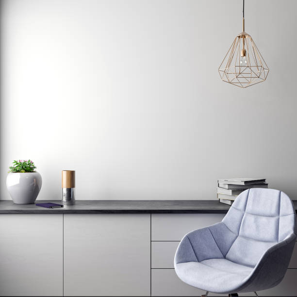 istock Mockup Poster in the interior, 3D illustration of a modern design 903903996