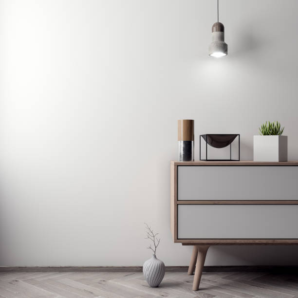 istock Mockup Poster in the interior, 3D illustration of a modern design 903904174