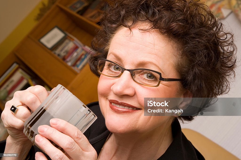 Kaffeepause mit einem Lächeln - Lizenzfrei Atelier Stock-Foto