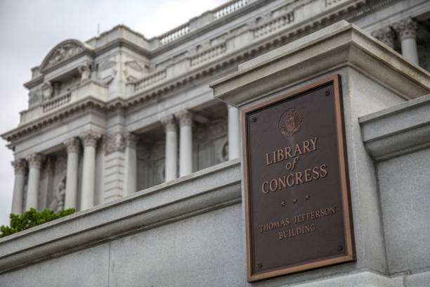 Library of Congress Jefferson Building in Washington, DC