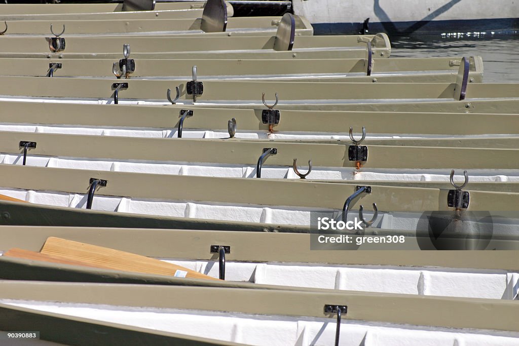 Row Boats on the River Dee Row Boats on the River Dee in Chester England Cheshire - England Stock Photo