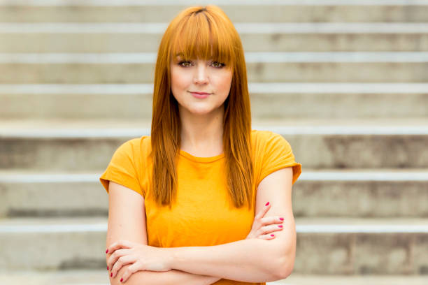 Red-haired Woman, Portraits in Berlin, Germany