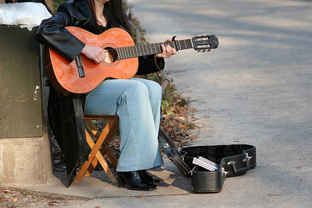 istock Girl with guitar 90391668