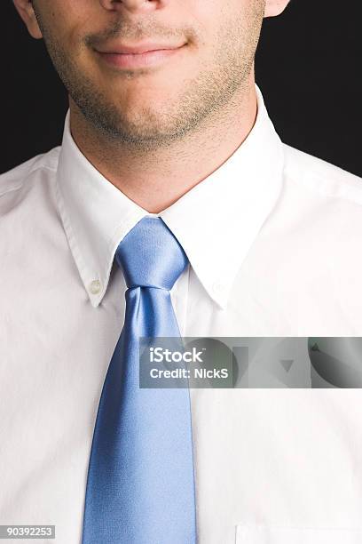 Camisa Y Corbata Foto de stock y más banco de imágenes de Azul - Azul, Barba - Partes del cuerpo, Barba de tres días