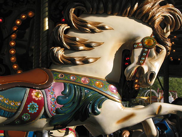 istock Carousal horse 90392922