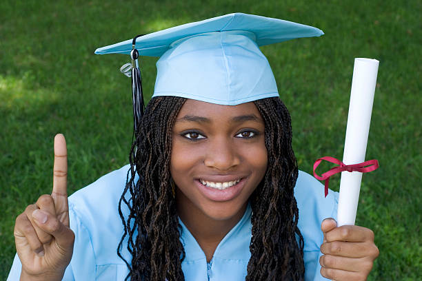 Happy Graduate stock photo