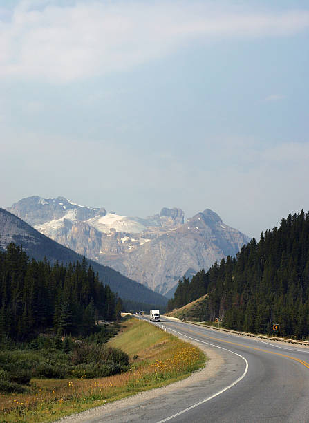 istock Drive through the Rocky Mountains in Canada 90393203