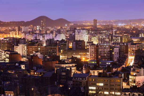 istock Panorama of Liege at night 903935224