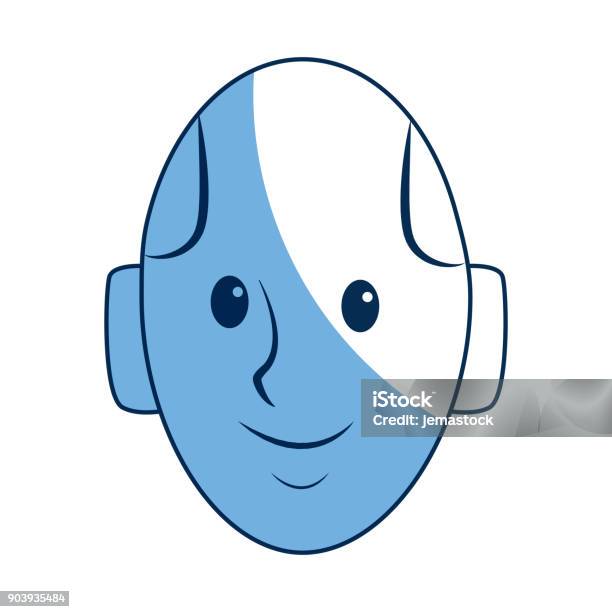 Android Head Smiling Technology Smart Stock Illustration - Download ...