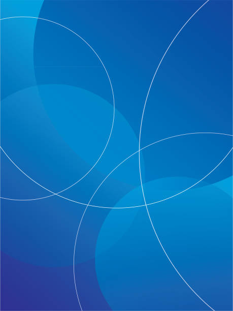 抽象的な青の円形の背景 - circle background点のイラスト素材／クリップアート素材／マンガ素材／アイコン素材