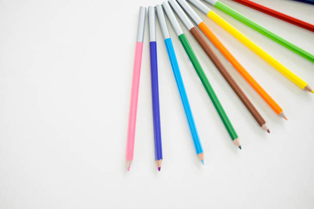 istock Close-Up Of Colored Pencils On White Background 903942246