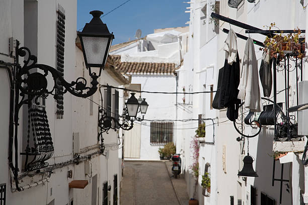 Town in spain stock photo
