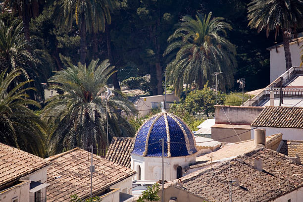 Town in spain stock photo