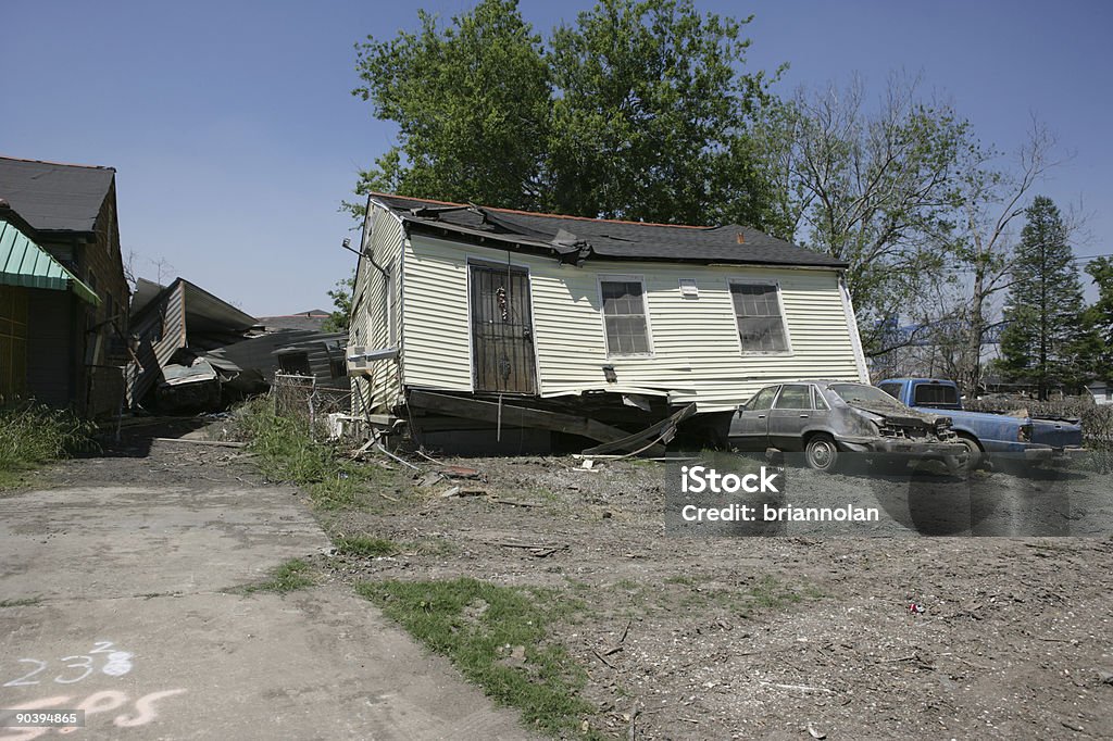 Ninth Ward Hause - Lizenzfrei Abgerissen Stock-Foto