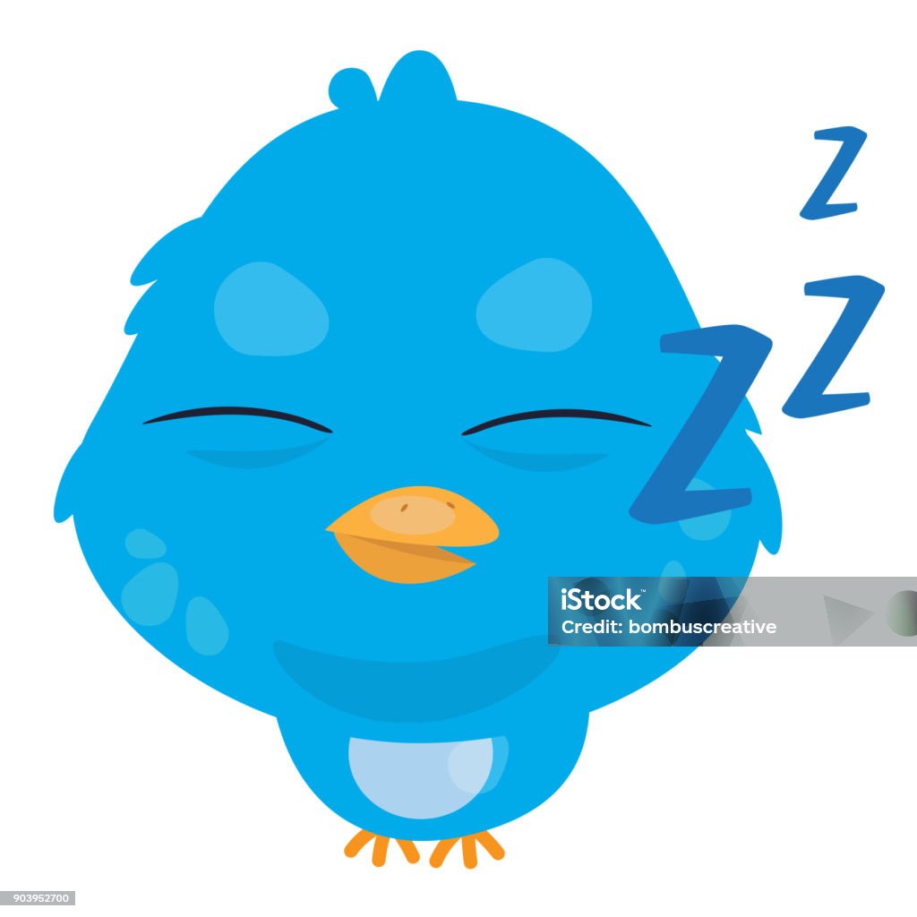 Blue Bird Animal stock vector