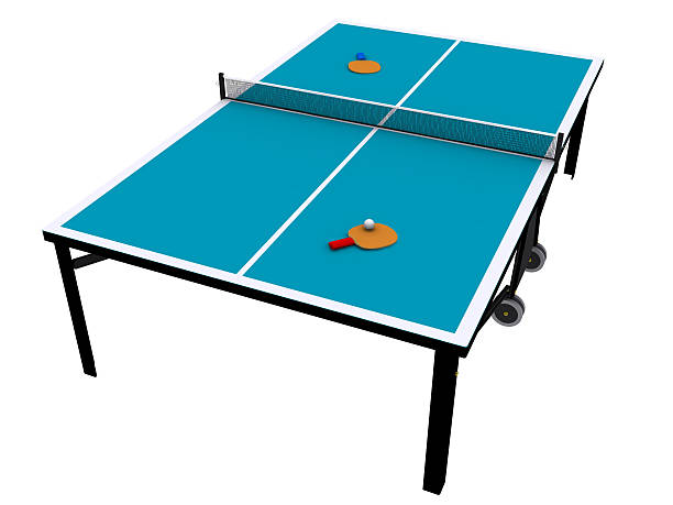 пинг-понг (клип путь - table tennis table стоковые фото и изображения
