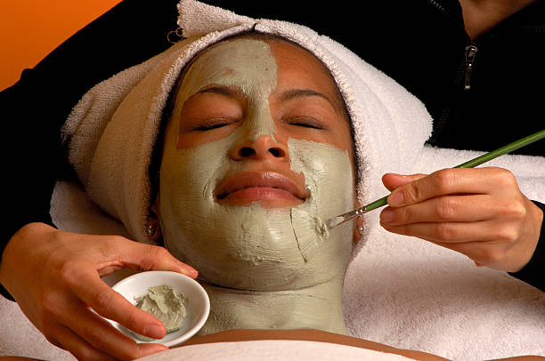 istock Beauty Facial Masque at Day Spa 90395671