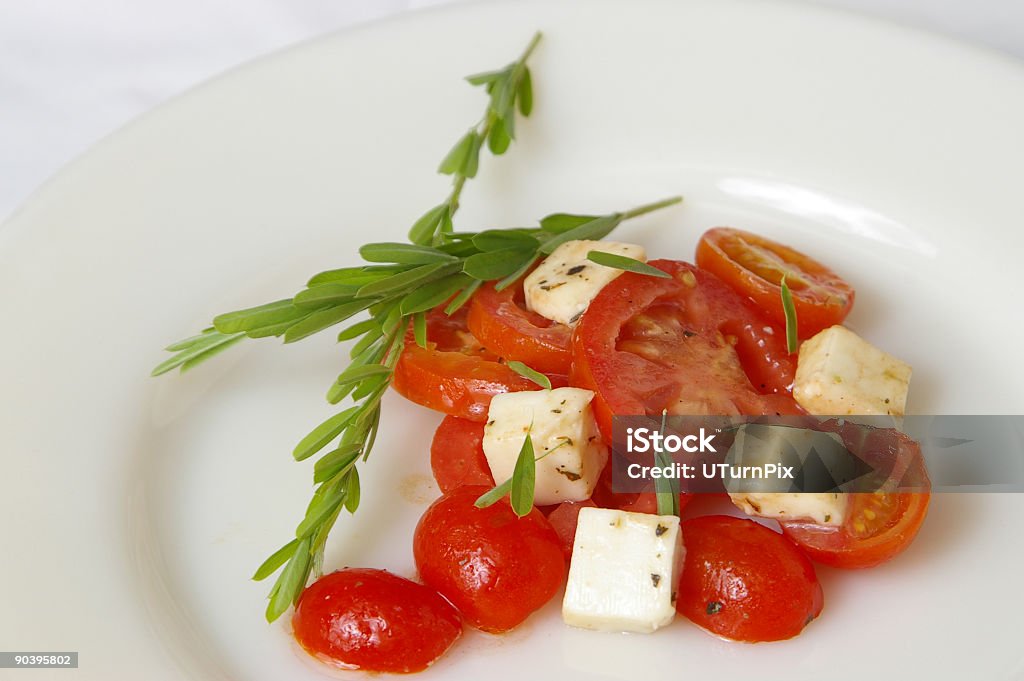 Frescos Salada de Tomate 2 - Royalty-free Acender Foto de stock