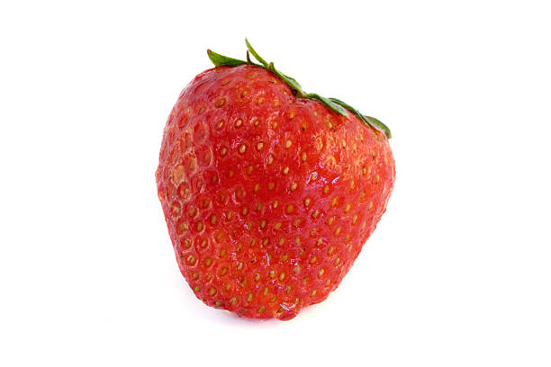 Wet Strawberry stock photo