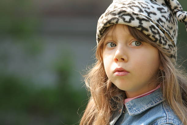 istock Sun day girl in hat 90396263