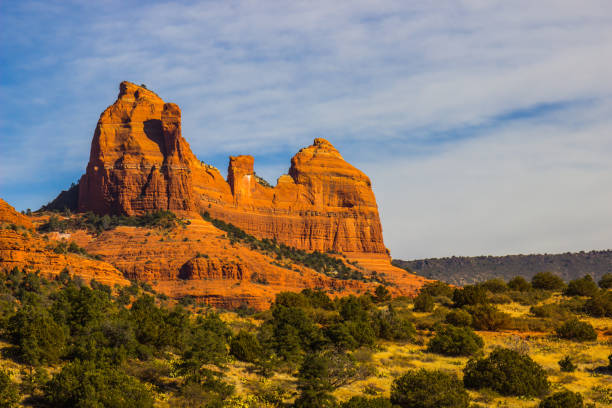 istock Red Rock Formation Jutting Up From High Desert 903963490