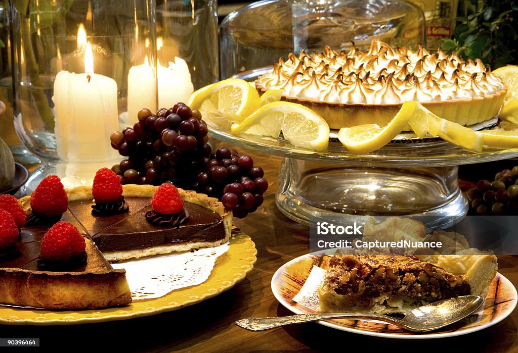 Chef Bubbies Desert Combo  Baked Pastry Item Stock Photo