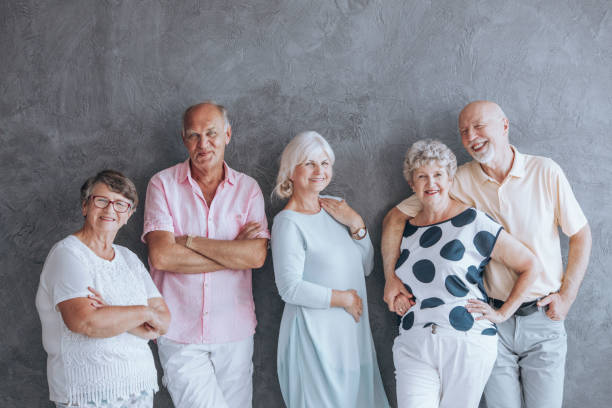 istock Elderly people in casual clothes 903964796