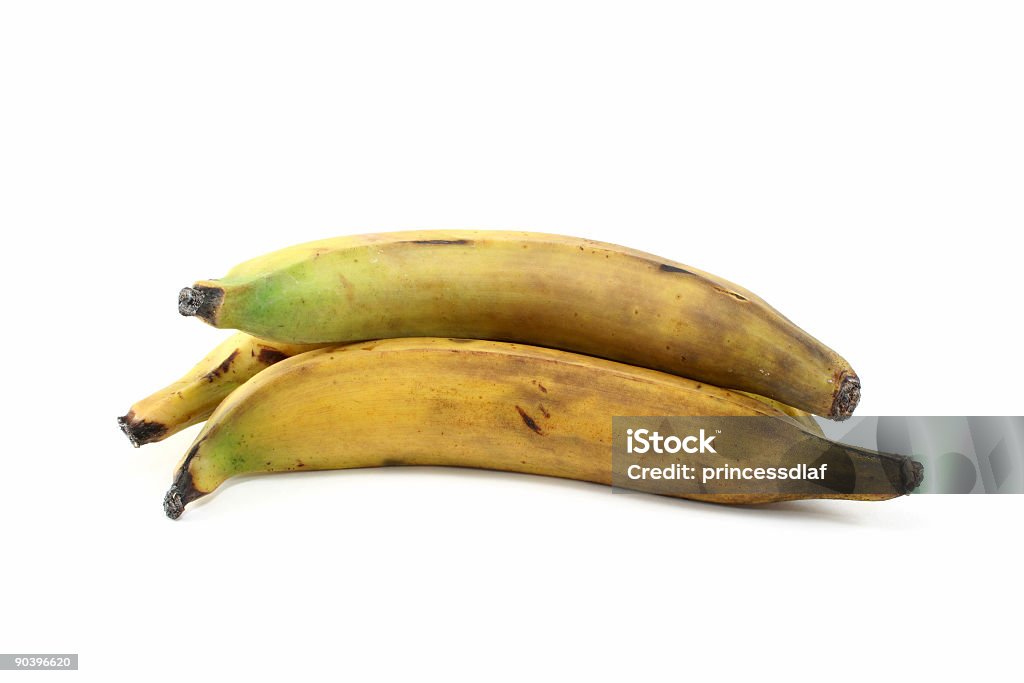 Três dos plátanos - Royalty-free Banana-de-São-Tomé Foto de stock
