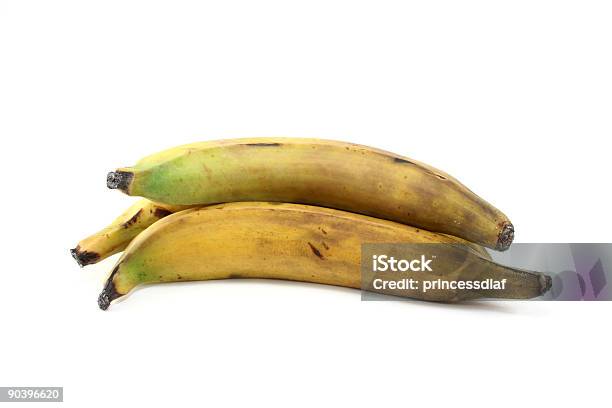 Três Dos Plátanos - Fotografias de stock e mais imagens de Banana-de-São-Tomé - Banana-de-São-Tomé, Maduro, Amarelo