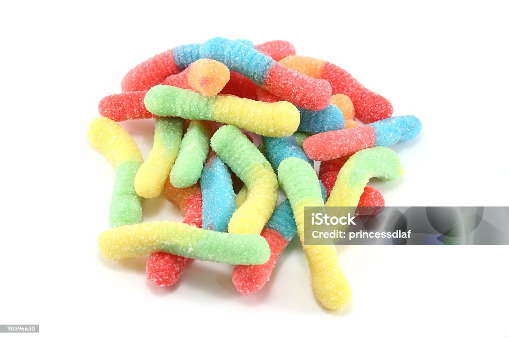 Gummy Worms  Candy Stock Photo