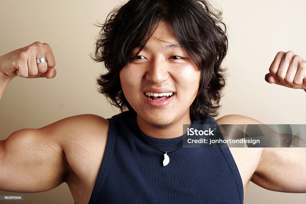 Buff Rice Person Buff Asian Guy Stock Photo - Download Image Now - Adult, Adults Only ...