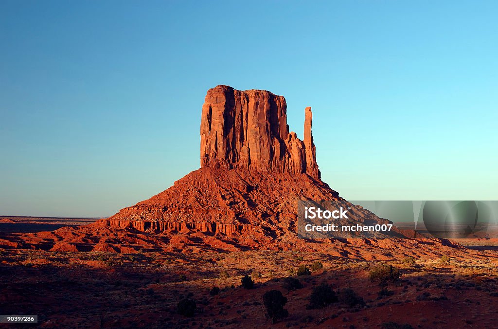 Landschaft: Monument Valley - Lizenzfrei Farbbild Stock-Foto