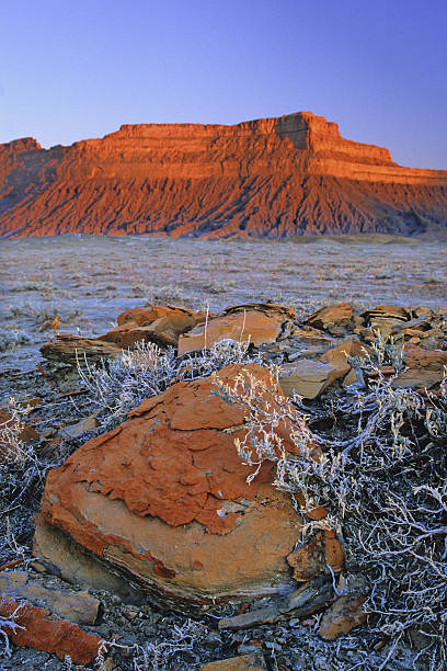 southwest sonnenaufgang - san rafael swell stock-fotos und bilder