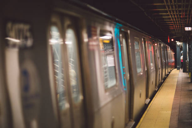 istock Close-Up Of Train In Subway Station 903977044