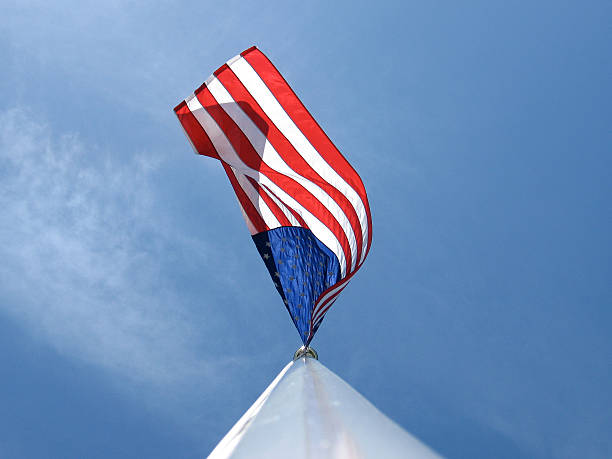 US flag stock photo