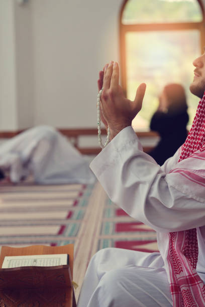 istock Religious muslim man praying inside the mosque 903984418
