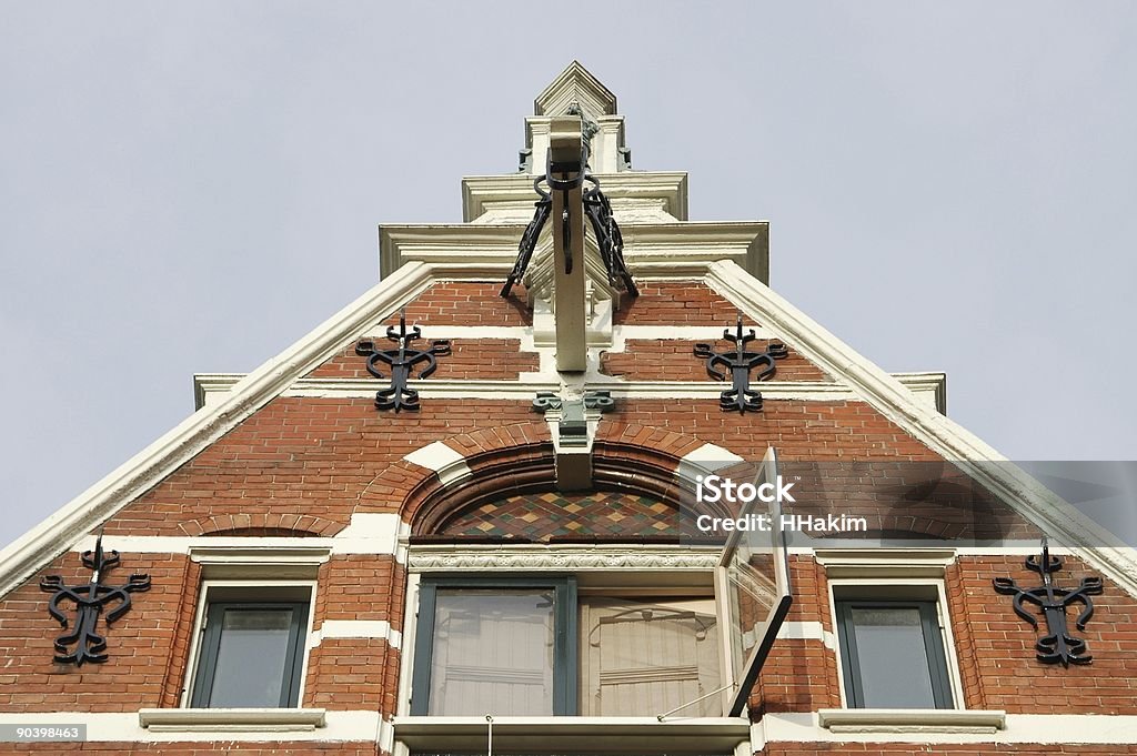 Europäische Architektur-niederländische Häuser - Lizenzfrei Amsterdam Stock-Foto