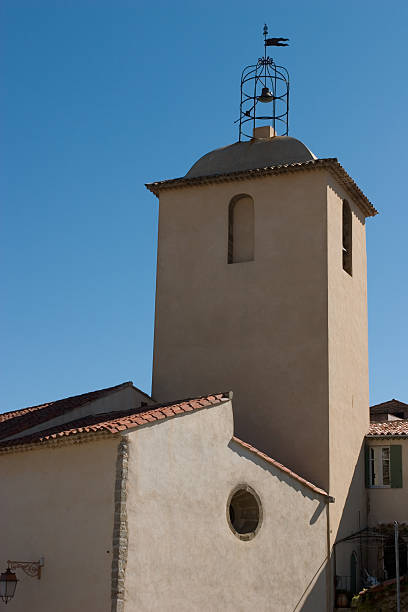 Ramatuelle Igreja - fotografia de stock