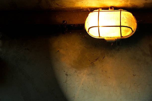 Corridoio Grunge luce - foto stock