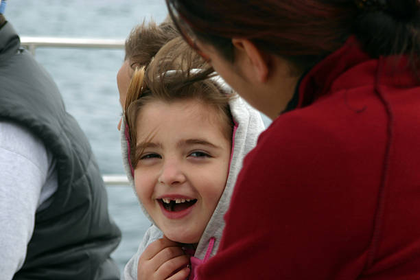 Sailing Girl stock photo