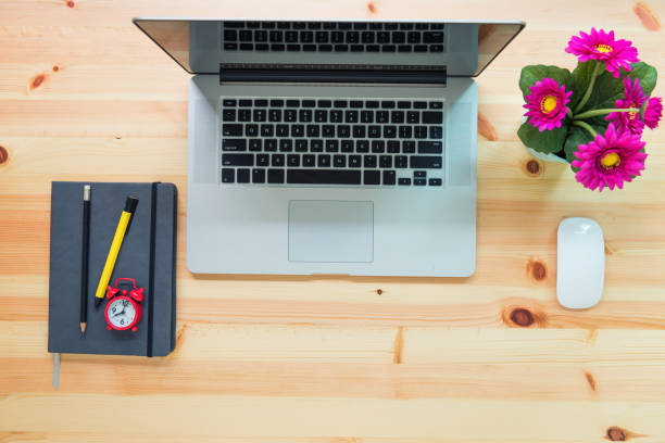 istock Computer laptop on table desk, Business concept 903988924