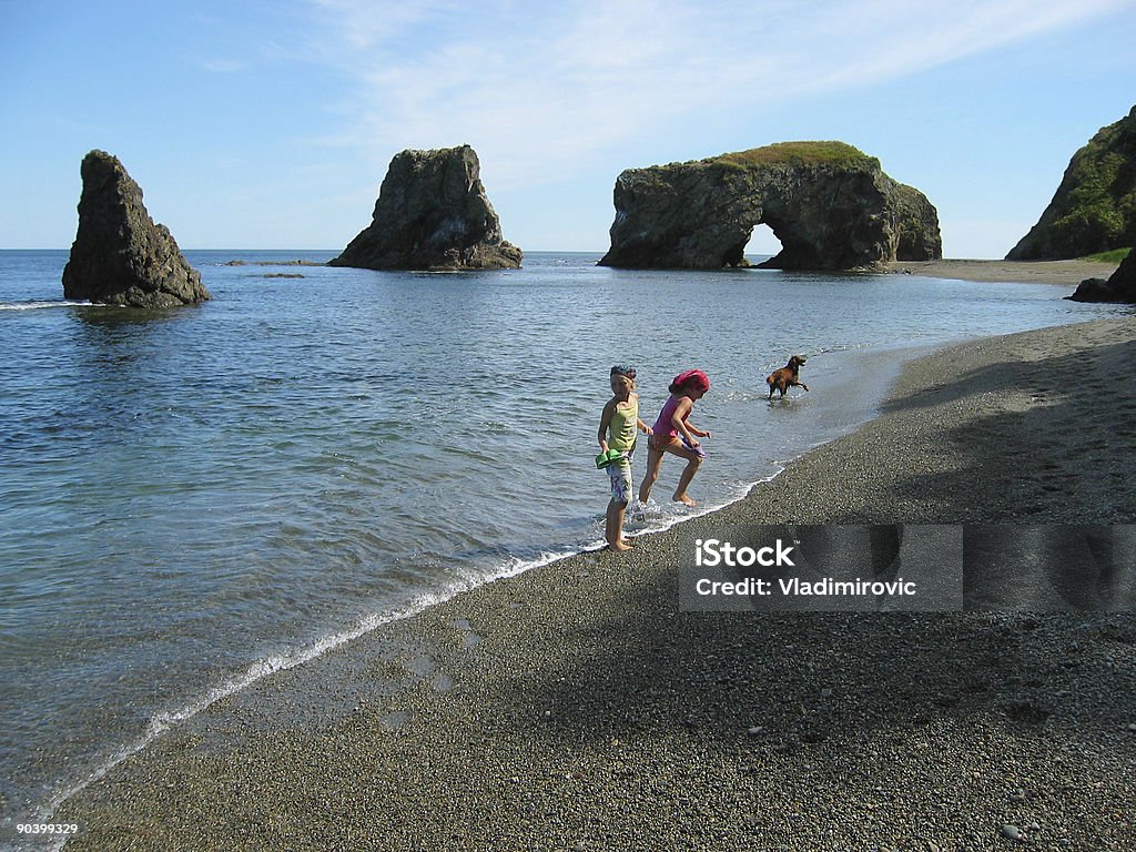 Gerls et la mer - Photo de Activité libre de droits