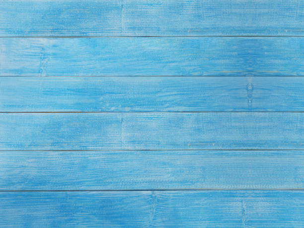 istock Close up blue wooden plank texture. 904000482